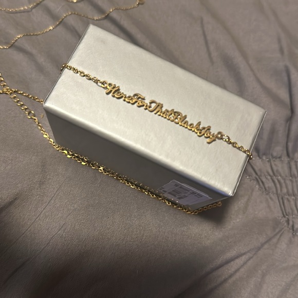 Here for that Black Joy Gold Necklace - Picture 3 of 4
